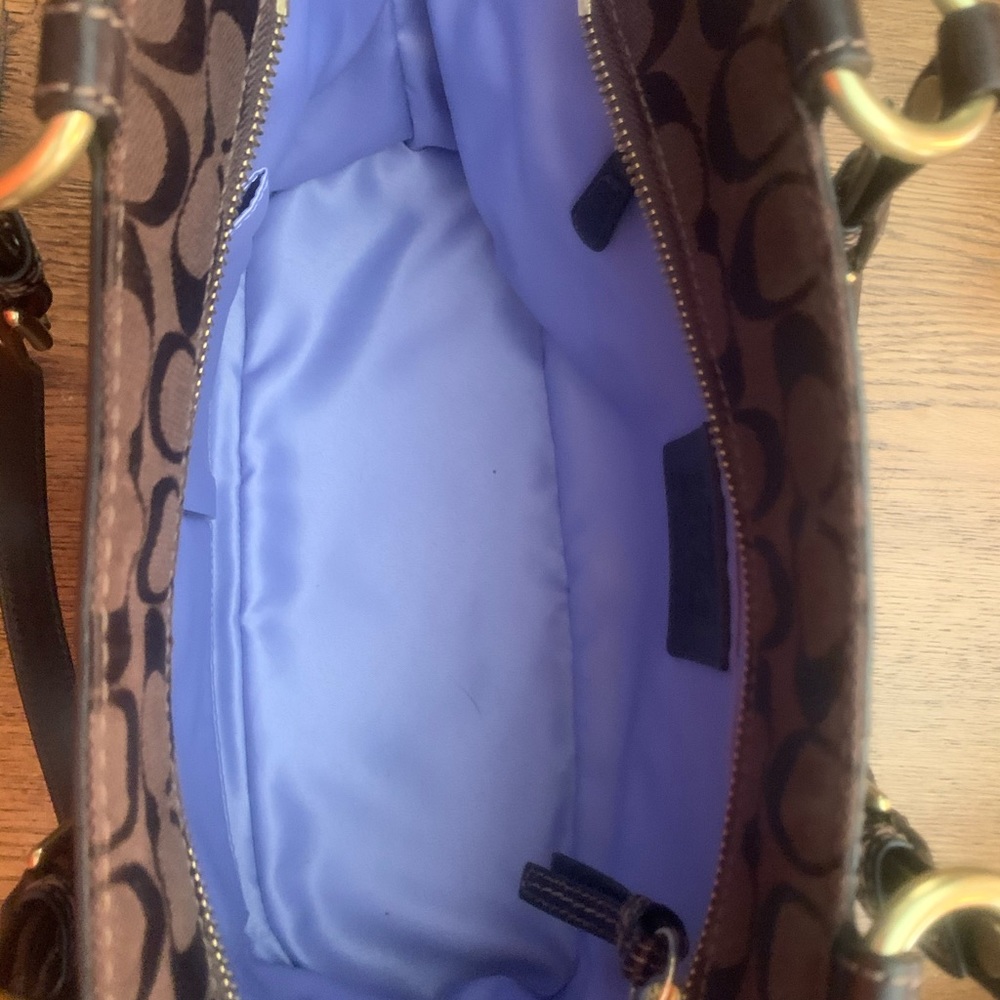Coach signature collection purse